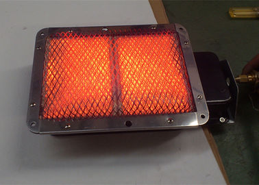 중국 샤와를 위한 에나멜을 입힌 세라믹스 천연 가스 석쇠 적외선 가열기 272x169x62 MM 협력 업체