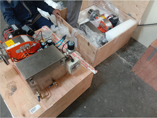 소각로를 위한 유니버셜 2단계 자동 제어 소모 자동차용 엔진 오일 버너 410 Kw